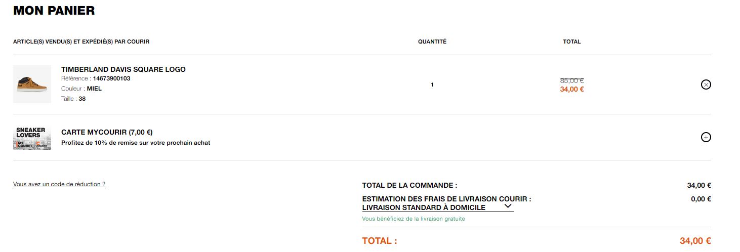 timberland enfant courir