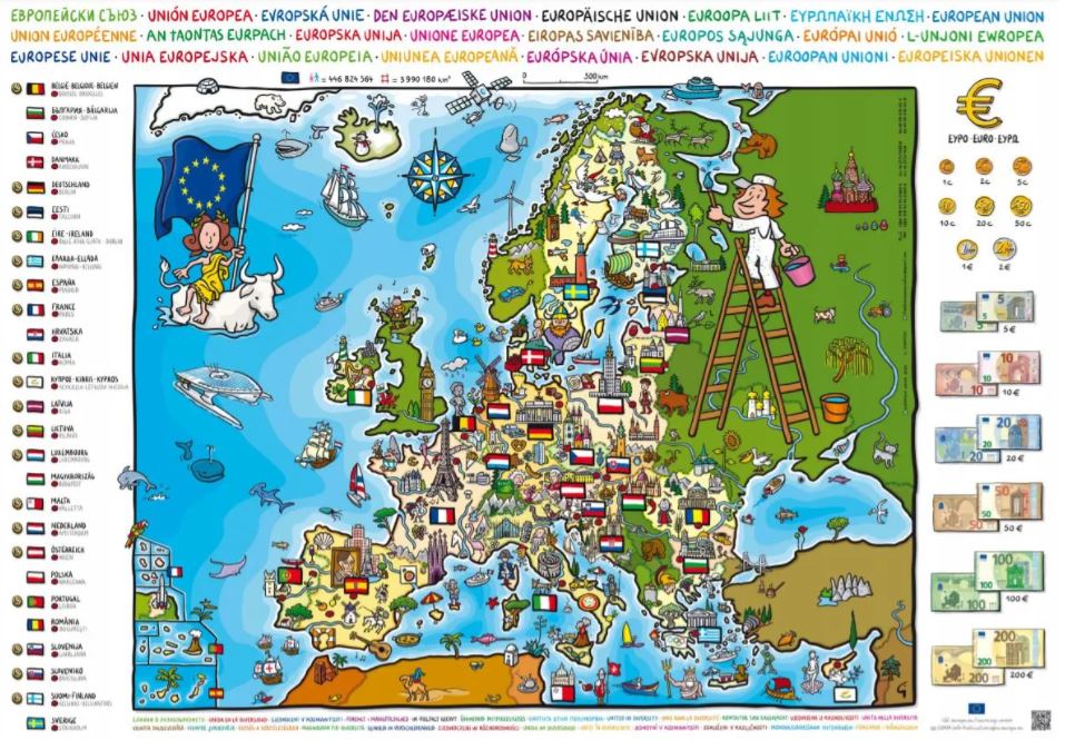 CARTE DE L'EUROPE