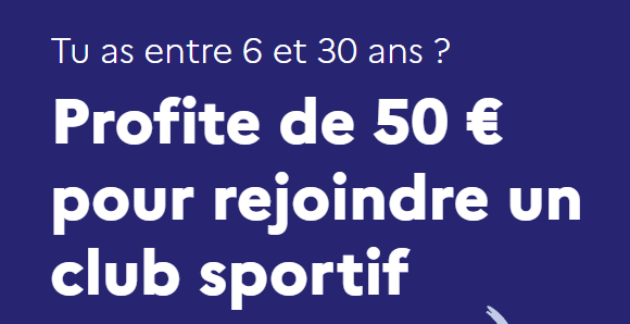 Lire la suite à propos de l’article [ GRATUIT ] PASS’SPORT 50€ OFFERT